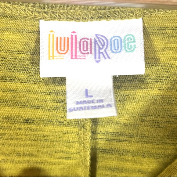LuLaRoe Mustard Yellow Carly Size Large - Picture 6 of 8